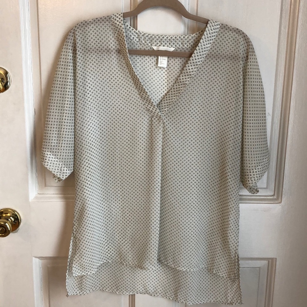 V-neck blouse